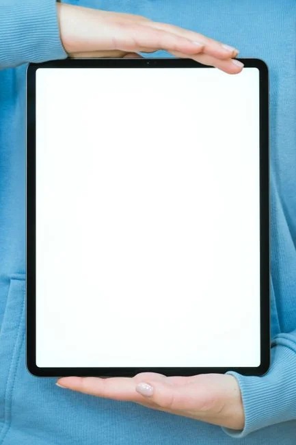 Vector icons with modern phone near computer monitor and credit card with gray lines on purple background
